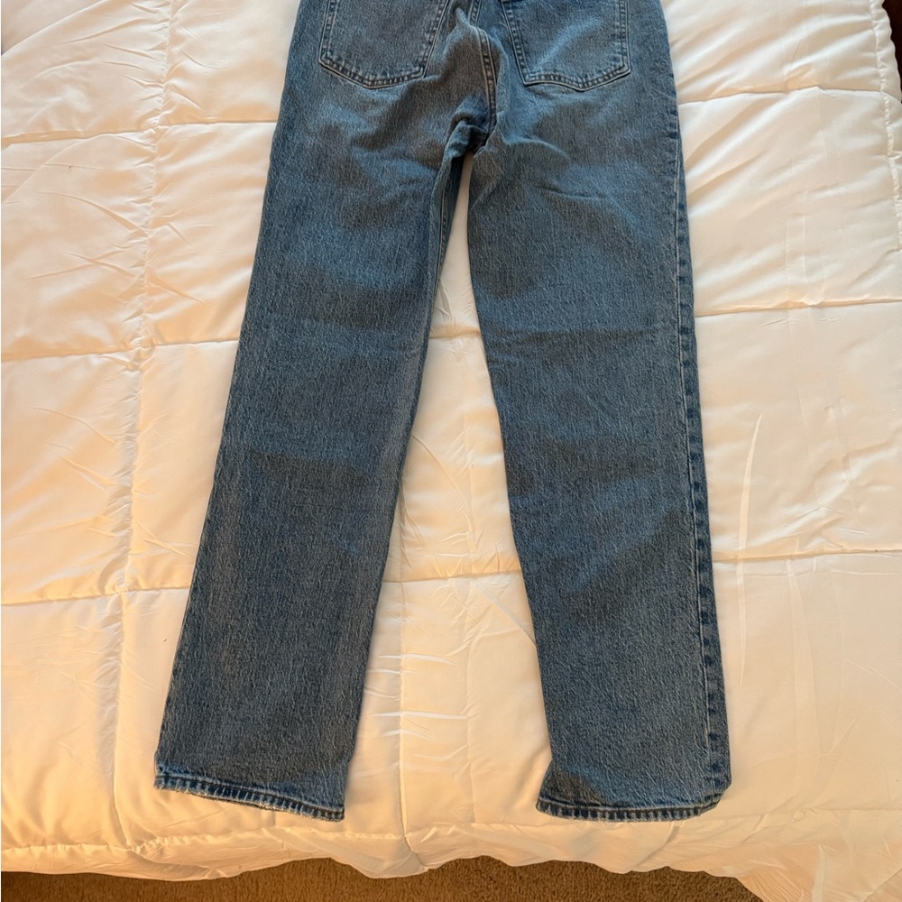 Abercrombie & Fitch Blue Straight Leg Jeans - Picture 4 of 4